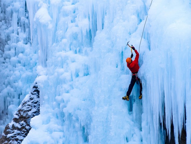 Eisklettern im Salzburger Land